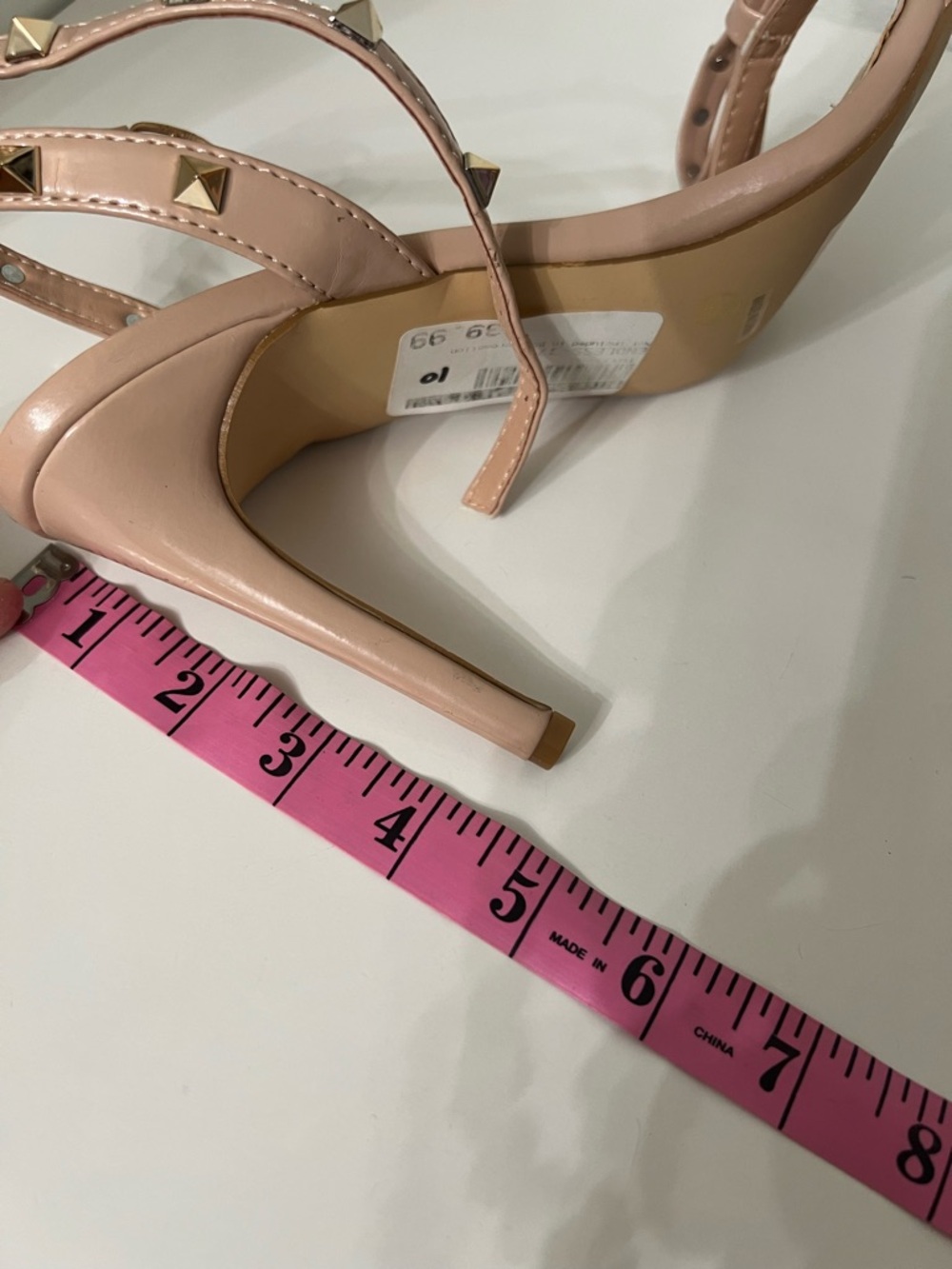 Anne Michelle Nude Strappy Heels - Picture 5 of 5